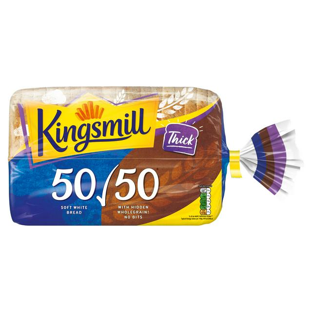 70435 - Kingsmill 50/50 Loaf - Thick Sliced